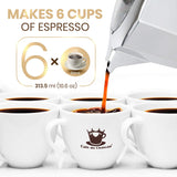 Wholesale-Cafe du Chateau Espresso Maker, Silver-Coffee Maker-Electro Vision Inc