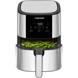 Wholesale-Chefman Digital 5 Qt. Air Fryer with 4 Cooking Presets & Shake Reminder - Silver/Black-Air Fryer-Electro Vision Inc