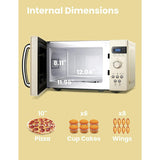Wholesale-Comfee AM720C2RA-A Microwave Oven 0.7 CF 700W - Cream-Microwave Oven-Electro Vision Inc
