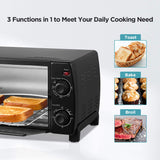 Wholesale-Comfee CFO-BB101 4 Slice Small Toaster Oven Countertop - bake , broil, toast-Toaster Oven-Electro Vision Inc