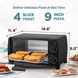 Wholesale-Comfee CFO-BB101 4 Slice Small Toaster Oven Countertop - bake , broil, toast-Toaster Oven-Electro Vision Inc
