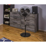 Wholesale-Comfort Zone CZ-ST181RBK OSCILLATING PEDESTAL FAN WITH REMOTE 18"-Fans-Electro Vision Inc