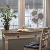 Wholesale-Comfort Zone CZ121WT OSCILLATING TABLE FAN ENG/FR C ETL 12''-Fans-Electro Vision Inc