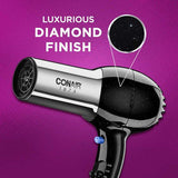 Wholesale-Conair 256NR 1875 Watt Full Size Pro Hair Dryer with Ionic Conditioning, Black/Chrome 256NR-Hair Dryers-Electro Vision Inc
