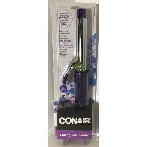 Wholesale-Conair CD2BC-8PK Curling Iron 1" Purple-Curling Iron-Electro Vision Inc