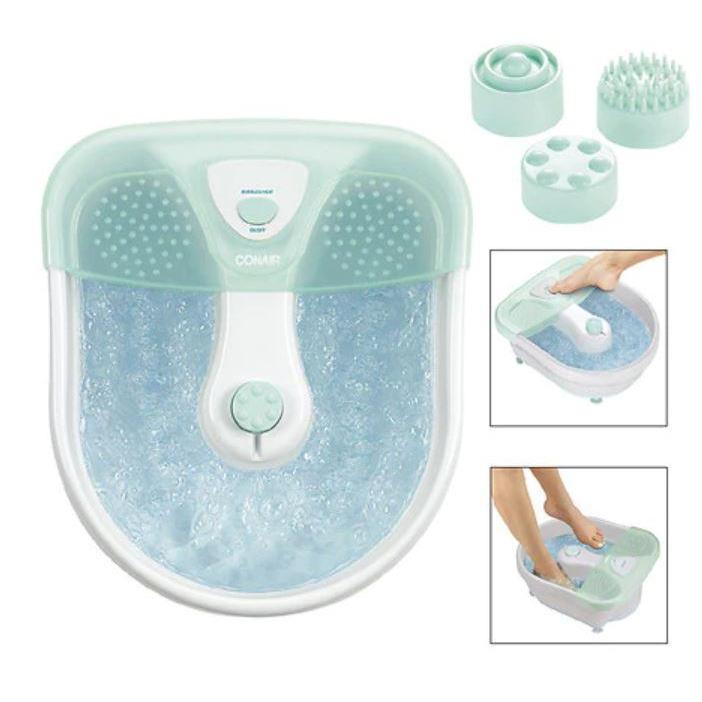 Wholesale-Conair FB27 Foot Spa w/ Massaging Bubbles and Heat-Foot Spa-Electro Vision Inc