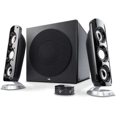 Wholesale-Cyber Acoustics 3908 Speaker 92W Peak Power-Speakers-Electro Vision Inc