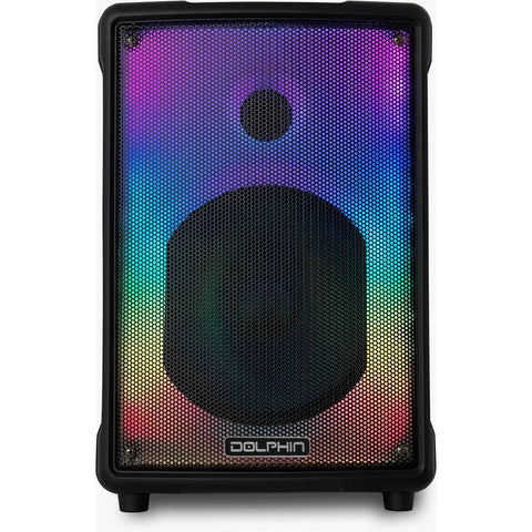 Wholesale-DOLPHIN KP80 SPEAKER PORTABLE 8" KARAOKE W WIRELESS MIC-Speakers-Electro Vision Inc