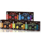 Wholesale-DOLPHIN RTX20 RETROBOX PORTABLE BLUETOOTH RADIO-Speakers-Electro Vision Inc
