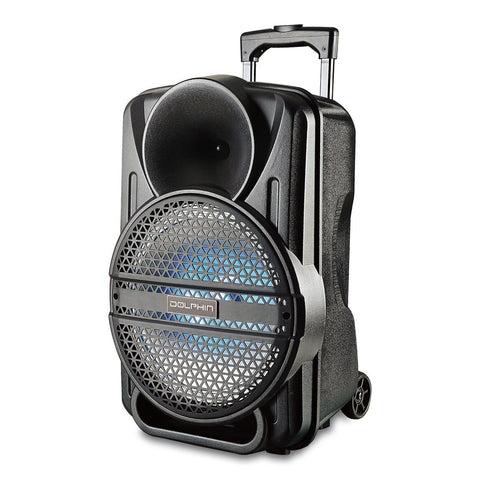 Wholesale-Dolphin SP12ERBT Rechargeable Bluetooth Party Speaker 12"-Speaker-Electro Vision Inc