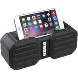 Wholesale-Dolphin SPB8X Portable Splashproof Bluetooth Speaker - Black-Speakers-Electro Vision Inc