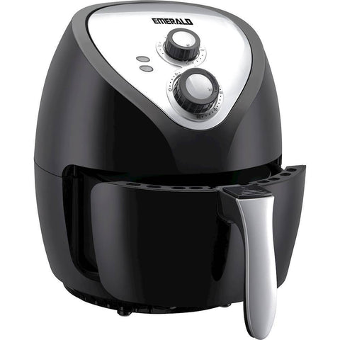 Wholesale-Emerald 1811 - Analog Air Fryer 4L Black-Air Fryer-Electro Vision Inc