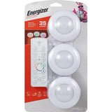 Wholesale-Energizer 39154T1 Color Changing Led Puck Light 3pk-LED Light-Electro Vision Inc