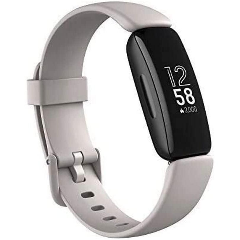 Wholesale-Fitbit Inspire 2 Health & Fitness Tracker White, One Size (S & L Bands Included)-Smart watch-Electro Vision Inc