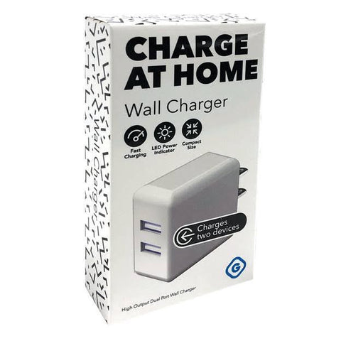Wholesale-GEMS Dual Port Wall Charger-Electro Vision Inc