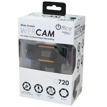Wholesale-Gabba Goods Wide-Screen 720P HD Webcam with Built in Mic-Web Camera-Electro Vision Inc
