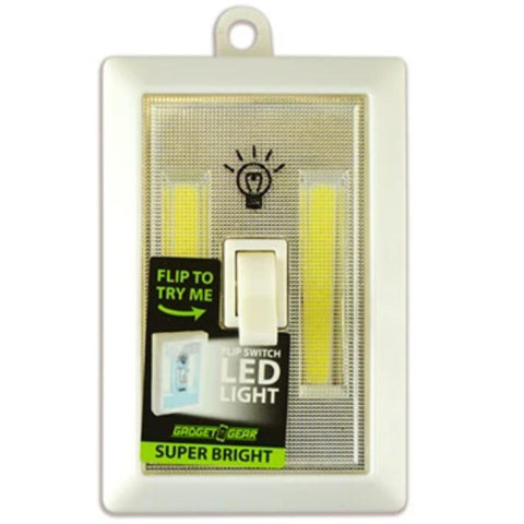Wholesale-Gadget Gear Super Bright LED Light Switch Adhesive Light with Batteries Included-LED Light-Electro Vision Inc