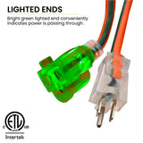 Wholesale-GoGreen 13715 Outdoor Extension Cord - 50 Ft-Electro Vision Inc