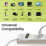 Wholesale-GoGreen 16106MS 6 Outlet Surge Protector 250 Joules - 6 Feet-Power Strips & Surge Suppressors-Electro Vision Inc