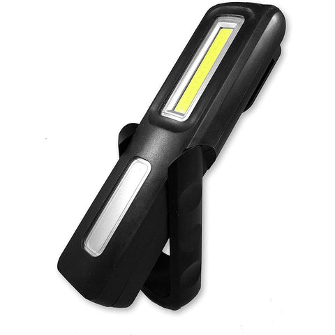 Wholesale-GoGreen HERCULES COB LED WORK LIGHT DISPLAY BLACK RECHARGEABLE W POWER INDICATOR 1.5FT-Flashlights & Headlamps-Electro Vision Inc