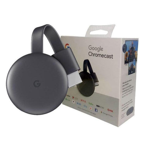 Wholesale-Google Chromecast 3rd Generation Charcoal, GA00439-US-Accessories-Electro Vision Inc