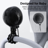 Wholesale-Gusgu Portable Fan Battery with Flexible Tripod-Portable Foldable Fan-Electro Vision Inc
