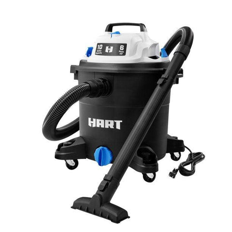 Wholesale-HART 16 Gallon 6 Peak HP Poly Wet/Dry Vacuum, VOC1612PF 3701-Vacuums-Electro Vision Inc