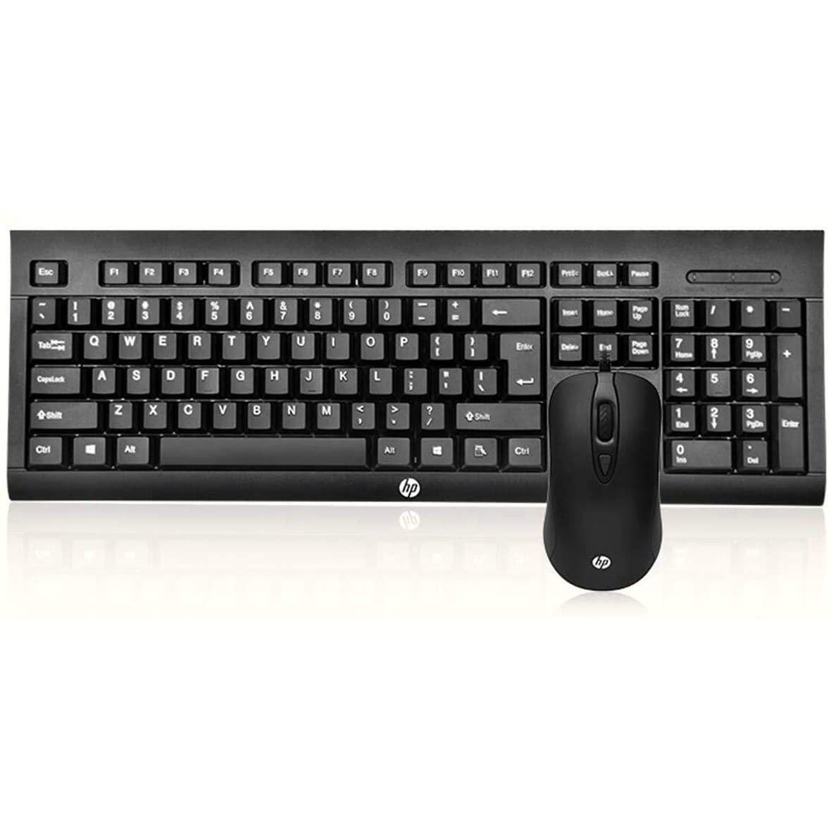 Wholesale-HP 1QW64AA KM100 USB Wired Gaming Keyboard Mouse Combo-Keyboards-Electro Vision Inc