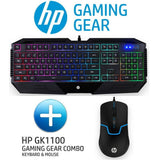 Wholesale-HP GK1100 Wired Gaming Keyboard with Wired Mouse-Electro Vision Inc