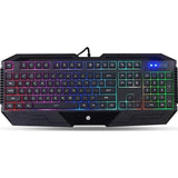 Wholesale-HP K110 Gaming Keyboard Wired 4 Colors With Cool Lighting Effects-Keyboards-Electro Vision Inc