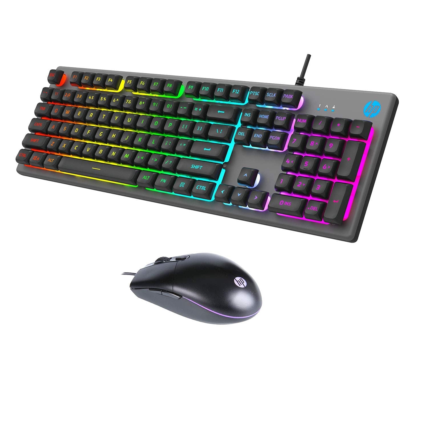 Wholesale-HP KM300 Wired gaming combo mouse-Keyboards-Electro Vision Inc