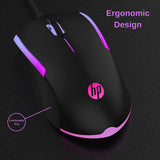 Wholesale-HP M160 Wired Gaming Mouse with Lights-Computer Parts-Electro Vision Inc