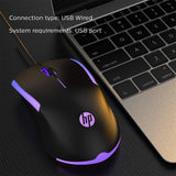 Wholesale-HP M160 Wired Gaming Mouse with Lights-Computer Parts-Electro Vision Inc