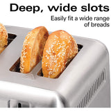 Wholesale-Hamilton Beach 24794 4 SL mod SS toasted-Toasters-Electro Vision Inc