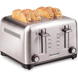 Wholesale-Hamilton Beach 24794 4 SL mod SS toasted-Toasters-Electro Vision Inc