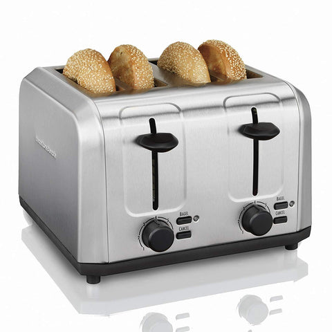 Wholesale-Hamilton Beach 24911 - 4 Slice Toaster with Extra-Wide Slots Stainless Steel-Toaster-Electro Vision Inc