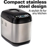 Wholesale-Hamilton Beach 29885 Artisan Dough & Bread Maker - Black-Kitchen Appliance-Electro Vision Inc