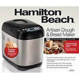 Wholesale-Hamilton Beach 29885 Artisan Dough & Bread Maker - Black-Kitchen Appliance-Electro Vision Inc