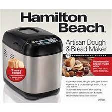 Wholesale-Hamilton Beach 29885 Artisan Dough & Bread Maker - Black-Kitchen Appliance-Electro Vision Inc