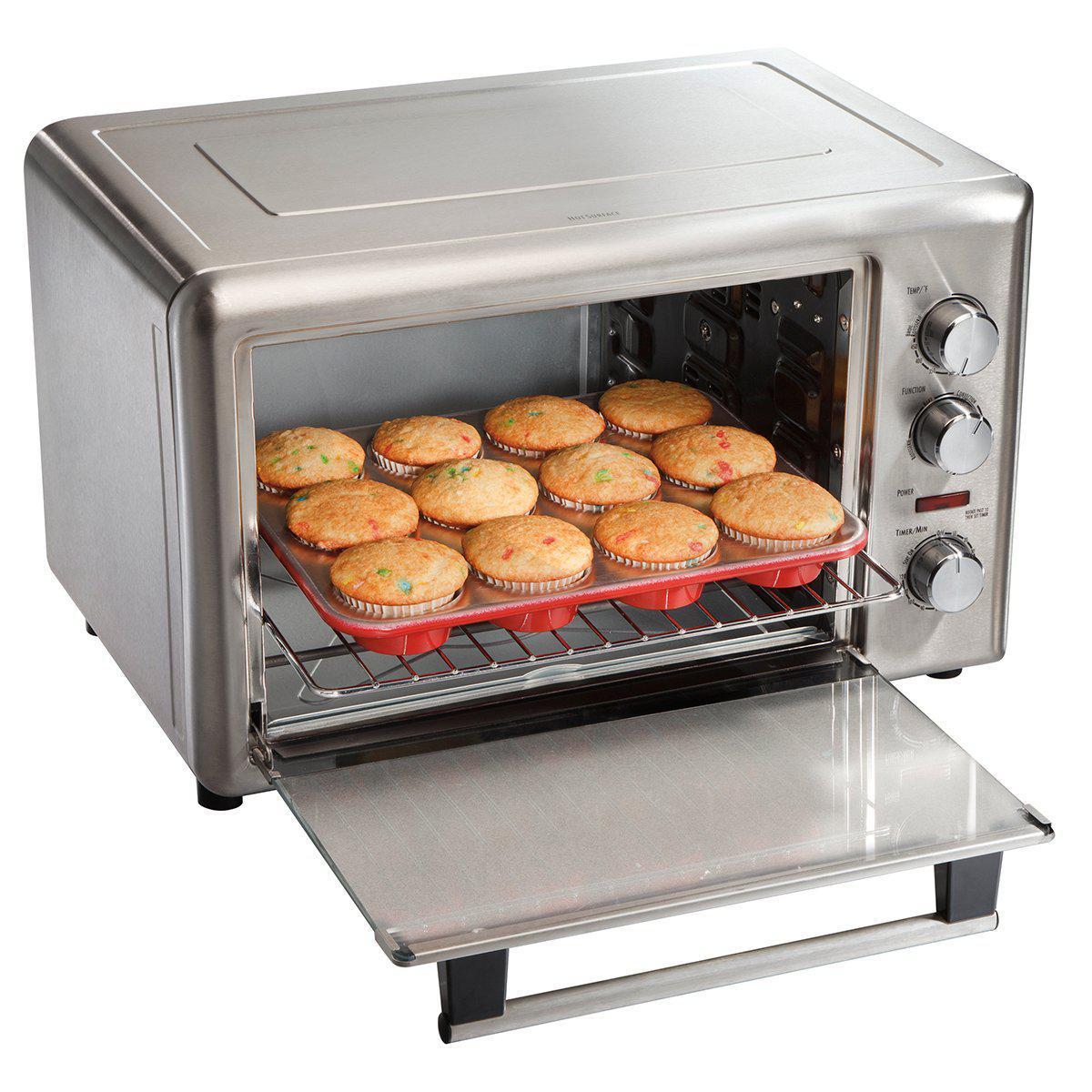 Wholesale-Hamilton Beach 31103 Convention/Rotisserie Oven - Stainless Steel-Toaster Oven-Electro Vision Inc