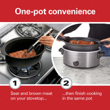 Wholesale-Hamilton Beach 33669 6Q manual sear and cook-Slow Cookers-Electro Vision Inc