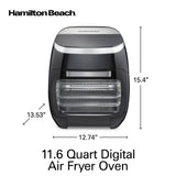 Wholesale-Hamilton Beach 35070- 11.6 Quart/11 Liter Digital Air Fryer with Rotisserie & Rotating Basket-Air Fryer-Electro Vision Inc