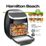 Wholesale-Hamilton Beach 35070- 11.6 Quart/11 Liter Digital Air Fryer with Rotisserie & Rotating Basket-Air Fryer-Electro Vision Inc