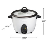Wholesale-Hamilton Beach 37516 - Rice Cooker & Food Steamer 16 Cup Capacity-Cooker-Electro Vision Inc