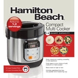 Wholesale-Hamilton Beach 37524 Multi-Cooker 1.5 Quart Compact-Cooker-Electro Vision Inc