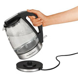 Wholesale-Hamilton Beach 40865 Electric Kettle Glass 1.7L-Kettle-Electro Vision Inc