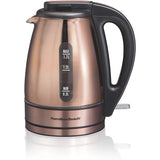 Wholesale-Hamilton Beach 40866 kettle glass copper-Electric Kettles-Electro Vision Inc