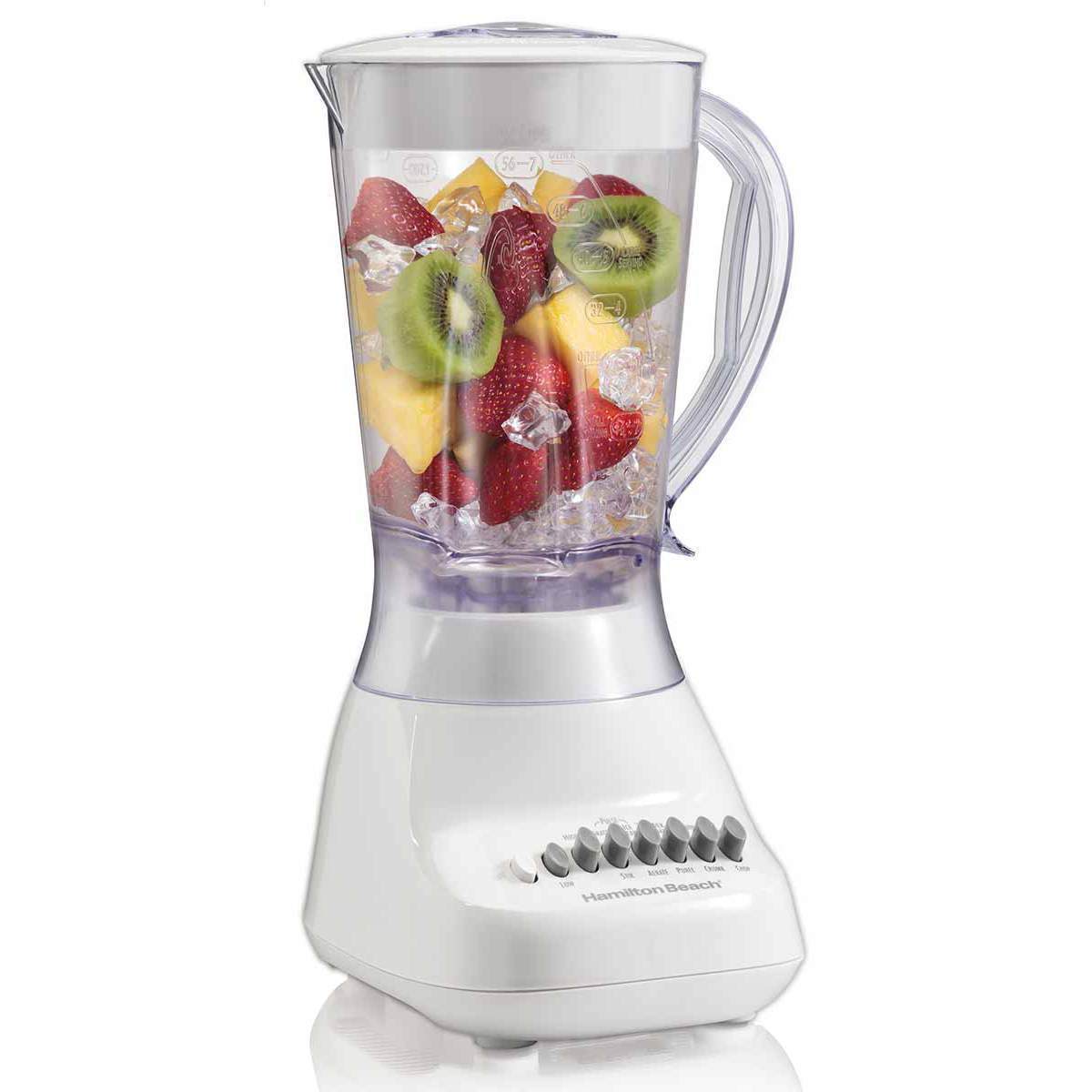 Wholesale-Hamilton Beach 50166 Blender Plastic Jar 10 Speed White-Blender-Electro Vision Inc