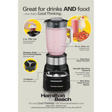 Wholesale-Hamilton Beach 54210 Glass Blender 14 Speed-Blender-Electro Vision Inc