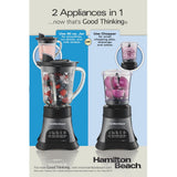 Wholesale-Hamilton Beach 58164 Multi-Function Blender/Chopper with 40oz Glass Jar-Blender-Electro Vision Inc